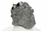 Metallic Bournonite Crystal Cluster w/ Pyrite & Quartz - Bolivia #248470-1